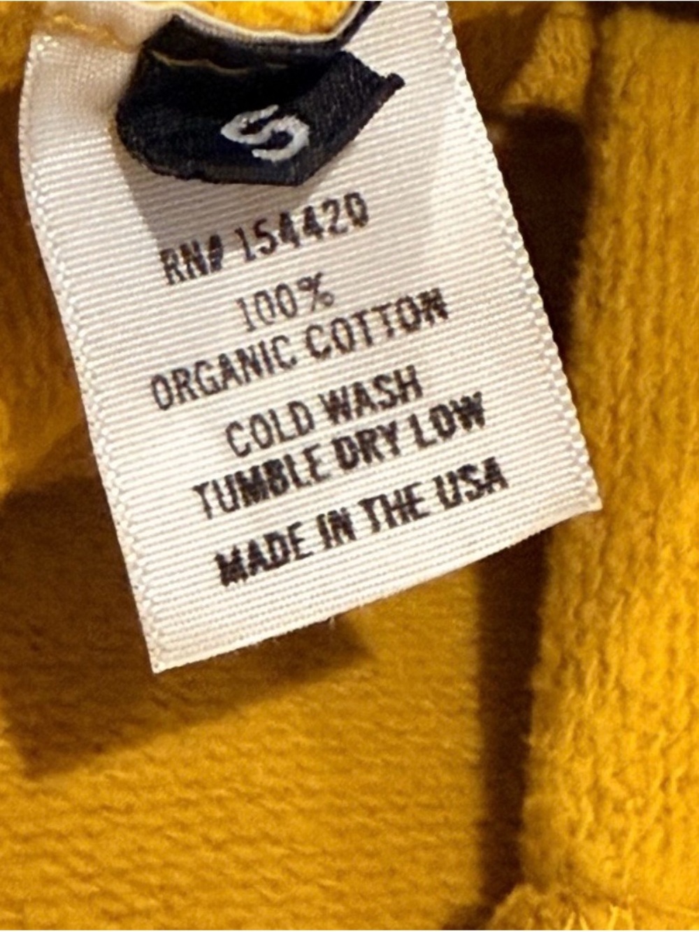 Clare V Bright Yellow 'Oui' Graphic Sweatshirt - Women's Top Small - Picture 4 of 4